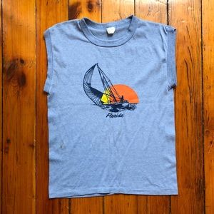 1970s Vintage Florida Muscle Tank